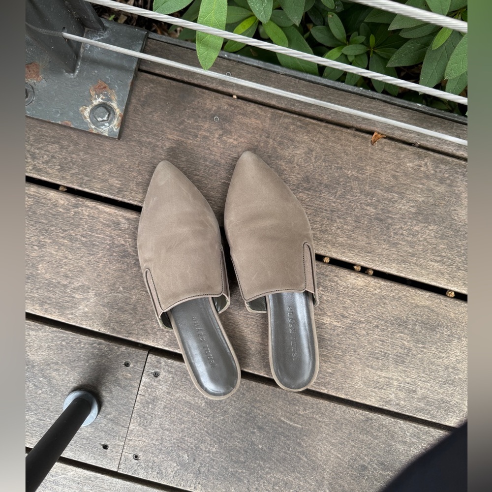 Jenni Kayne Oiled Leather Mules in Size 37